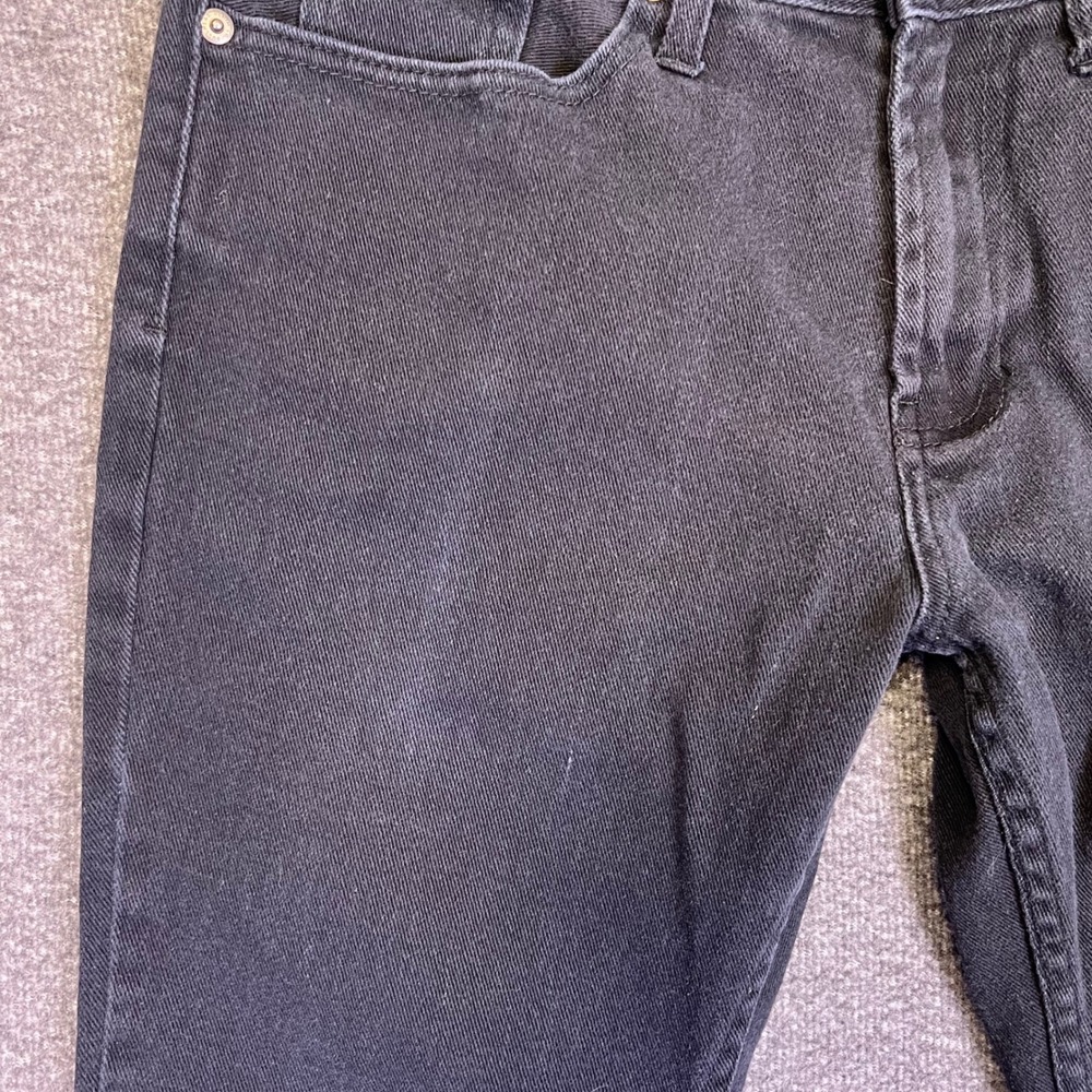 Bullhead Jeans Mens 32x32 Black Skinny Skinniest Grunge Casual Stretch Denim - Picture 8 of 14